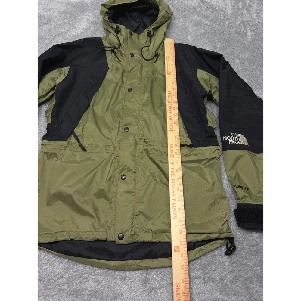 Vintage The North Face Jacket Mens S Green Mountain Light Gore Tex Hooded Zip